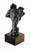 Buste de Riopelle by Roseline Granet, Bronze à patine foncée, sold Jun 2023