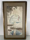 Le reflet libertin by Georges Grellet, Aquarelle sur papier, sold May 2022