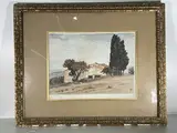Bergerie dans la montagne by Robert Yan, Aquarelle sur papier, sold May 2022
