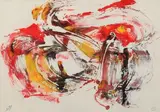 Composition by C Dora Maar, Gouache, sold Apr 2022