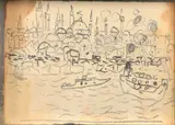 Istanbul ? by Pierre Le Sueur, Crayon noir, sold Apr 2022