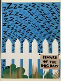 Beware of the dog days" Maquette probablement pour une couverture de The New Yorker by Michael Roberts, Collage sur papier fort, sold Feb 2022