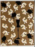 Karl Lagerfeld by Michael Roberts, Collage sur papier fort, sold Feb 2022