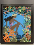 Gaugin's girls in fashion designer. Deux maquettes probablement pour une couverture de The New Yorker. Collages sur papier fort. 65 x 50 cm. L'une encadrée et l by Michael Roberts, Collage sur papier fort, sold Feb 2022