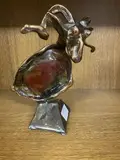 Bouc by Yves Lohe, Épreuve en bronze et verre, sold Dec 2021