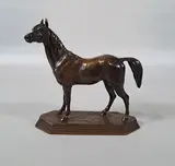 Pur-sang by Alfred Barye, Epreuve en bronze à patine brune nuancée, sold Oct 2025