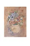 Les fleurs by Anatoly Zverev, 1967, Aquarelle sur papier, sold Oct 2025