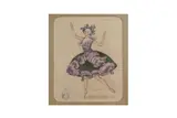 Danse des fleurs by Ivan Alexandrovitch Vsevolojski, Aquarelle et crayon sur papier, sold Oct 2025