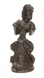 Femme debout by Apel·les Fenosa, Bronze à patine brune, sold Nov 2018