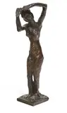 Femme se coiffant by Apel·les Fenosa, 1942, Bronze, sold Nov 2018
