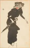 Femme au parapluie by Pierre Bonnard, Lithographie en couleurs, sold Nov 2018