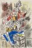 Django Reinhardt by Gen Paul, 1946, Pastel sur papier, sold Jul 2022