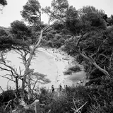 La Plage Notre Dame Selfi, Porquerolles by José Nicolas, 2015, Tirage argentique, légendé et signé au dos par le photographe, sold Feb 2025