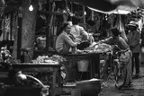 Le marché à Hanoï, Vietnam by José Nicolas, 1993, Tirage argentique, légendé et signé au dos par le photographe, sold Feb 2025
