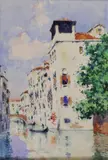 Venise by Albert Ferdinand Duprat, Aquarelle sur papier signée en bas à gauche, sold May 2017