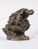 Le Ramasseur by Jules Dalou, Epreuve en bronze à patine brun richement nuancé, sold May 2017
