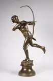 Jeune archer by Antoine Bofill, Epreuve en bronze à patine brun nuancé, sold May 2017