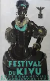Festival du Kivu by Clément Serneels, 1953, Affiche signée dans la planche, sold May 2017