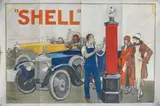 Shell (pompe à essence) by Charles Fouqueray, Affiche lithographique en couleurs signée dans le planche, sold May 2017
