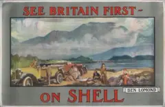 See Britan first on Shell. Ben Lomond by Charles Fouqueray, Affiche lithographique en couleurs signée dans la planche, sold May 2017