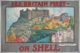 See Britan first on Shell. Harlech Castel wales by Charles Fouqueray, Affiche lithographique en couleurs signée dans la planche, sold May 2017