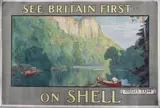 See Britan first on Shell. Hight tor. Matlock bath by Charles Fouqueray, Affiche lithographique en couleurs signée dans la planche, sold May 2017