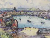 Le vieux port de Marseille by Georges Rose, Aquarelle signée en bas à droite, sold May 2017