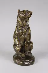 L'ours by Clovis-Edmond Masson, Epreuve en bronze à patine brun et or nuancé, fonte d'édition ancienne signée de Susse Frè, sold Mar 2017