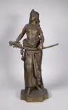 Salomé by Charles Octave Levy, Epreuve en bronze à patine brun nuancé, sold Mar 2017