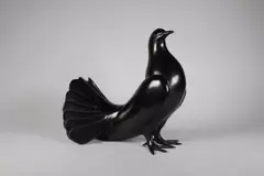 Icare by David Mesly, Epreuve en bronze à patine noire nuancée, sold Mar 2017