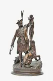 Le chasseur écossais by Pierre-Jules Mêne, Épreuve en bronze, fonte d'édition ancienne à patine brune, sold Apr 2010