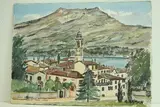 San Giovanni - Lac de Côme" by Roland Hamon, 1967, Aquarelle titrée et datée en bas à gauche, sold Feb 2010