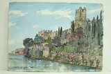 Lac de garde - Isola di garda" by Roland Hamon, 1965, Aquarelle située et datée en bas à gauche, sold Feb 2010