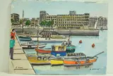 Le Havre - Bassin au roi by Roland Hamon, Aquarelle située en bas à gauche, sold Feb 2010