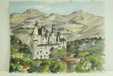 Château de Meuthon, près d'Annecy" by Roland Hamon, 1961, Aquarelle signée et datée en bas à droite, sold Feb 2010