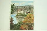 Château du Val" by Roland Hamon, 1970, Aquarelle signée en bas à droite, sold Feb 2010