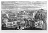 Paris, vent d'ouest by Erik Desmazieres, 1995, Eau-forte originale et aquatinte, sold Jun 2025