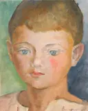 Portrait d'enfant, circa 1935 by Marie Raymond, Gouache sur papier, sold Jun 2025