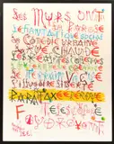 Les Murs ont la parole by Jacques de la Villeglé, 2001, Lithographie, sold Jun 2025