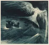 Lost Party at Sea, the Sign by David Blackwood, 1965, etching and aquatint on paper, sold Aug 2023