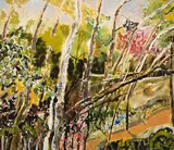 Skinny Leaners by David Alexander, 1987, acrylic on canvas, sold Aug 2023