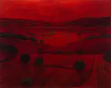 Valley Floor 1212 by Ross Penhall, 2012, oil on canvas, sold Aug 2023