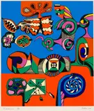 Ripolinade by Alfred Pellan, 1973, serigraph on paper, sold Aug 2023