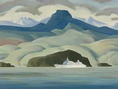 South Charlottes by Ronald Threlkeld Jackson, oil on canvas board, sold Jul 2023