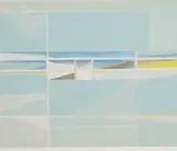 Seawall #2 by Gordon A. Smith, silkscreen, sold Jul 2023