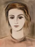 Head by Stanley Morel Cosgrove, oil on canvas, sold Jul 2023