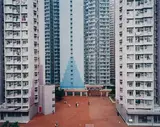 Urban Renewal #6, Apartment Complex, JiangjunAo, Hong Kong China 2004 by Edward Burtynsky, chromogenic colour print, sold Jul 2023