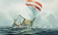 Canada I by Harry Heine, 1985, watercolour on paper, sold Jun 2023