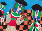 Untitled by Zbigniew Stanley Kupczynski, pastel on paper, sold Jun 2023