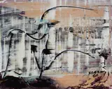 Sans titre by Marcelle Ferron, 1960, oil on card on board, sold Jun 2023